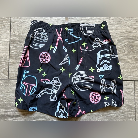 NWT CHUBBIES Star Wars The Rule Of Galaxy’s Swim Trunks for Kids Size 5T - Picture 8 of 10
